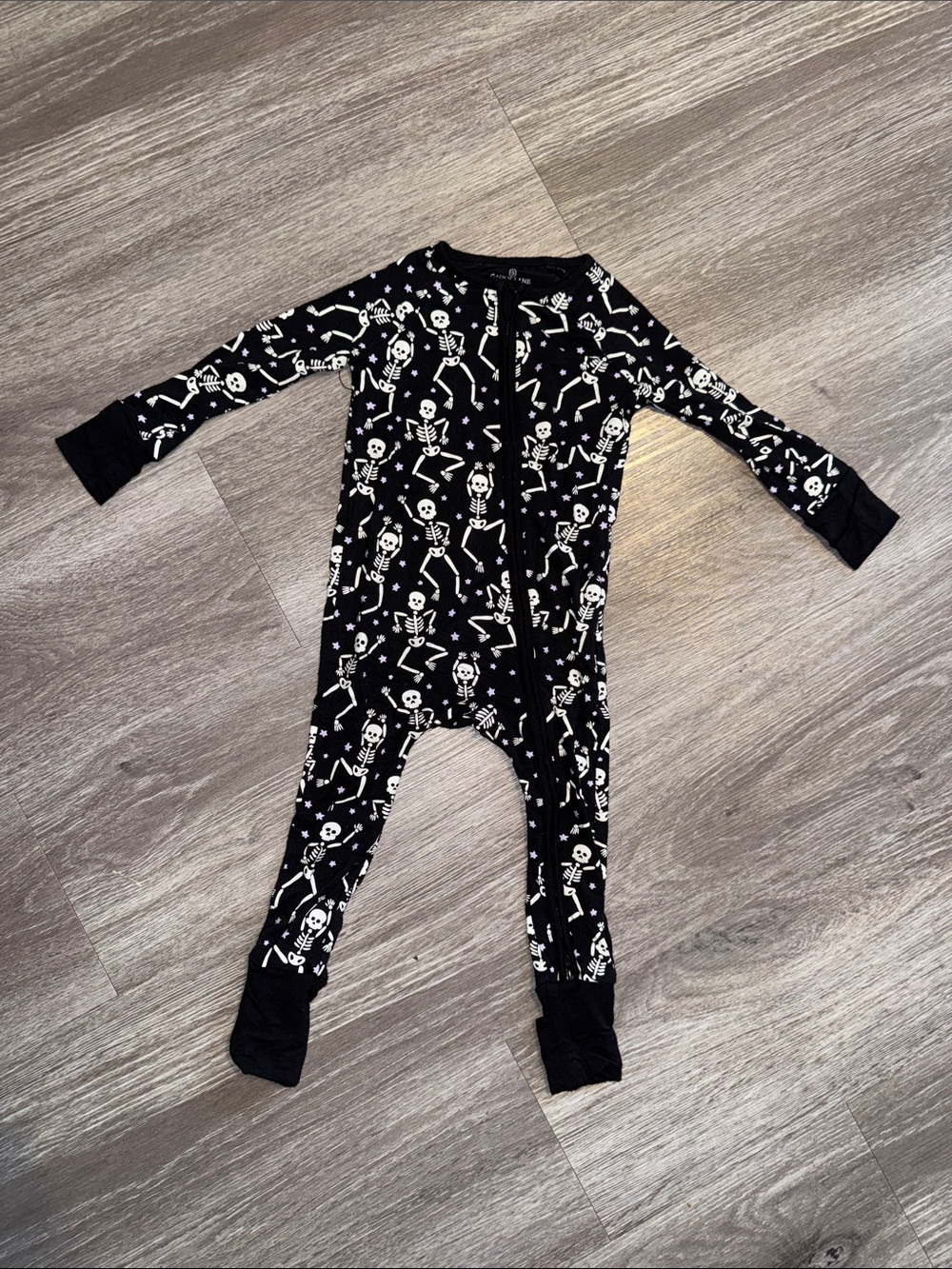 Caden Lane Skeleton Print Bamboo Sleeper
